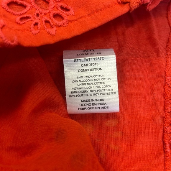 dRA XS cotton NWT bustier delicate floral crop tank! Lux bravd FREE 150 or more - Picture 3 of 10